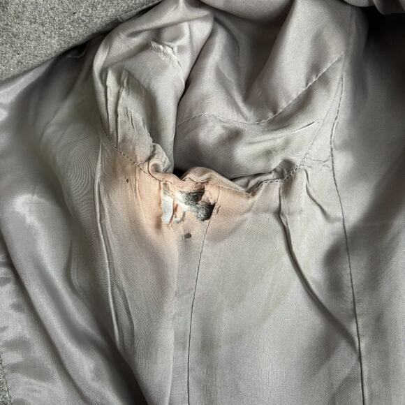 J.CREW Wool Blend Silk Trimmed Preppy Blazer Jacket in Gray SZ 2 - Picture 12 of 15